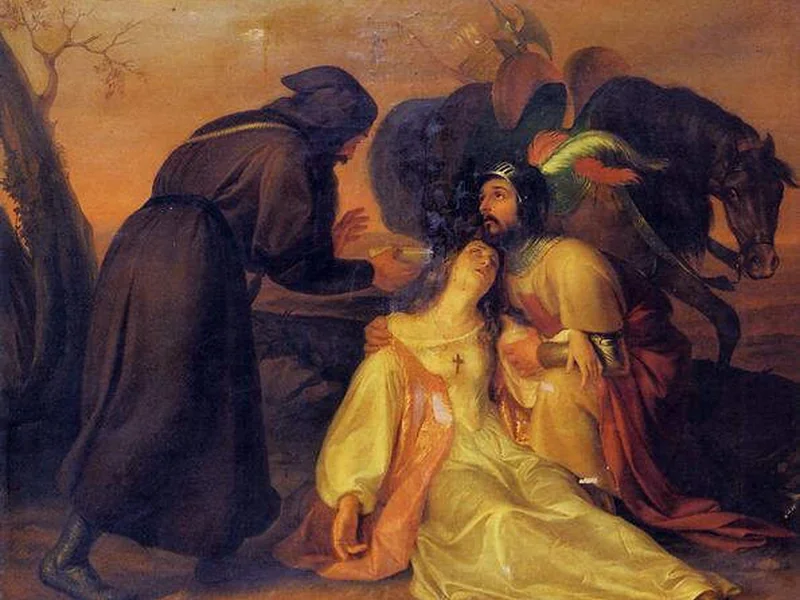 1817-Gaetano Turchi - Morte di Giselda
